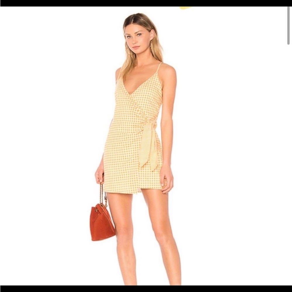 Lovers and Friends gingham mini dress. Size small but fits medium.